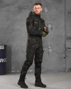 Тактичний літній костюм 3в1 штани+убакс+куртка XL чорний мультикам (87107) - зображення 10