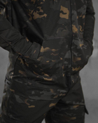 Тактичний літній костюм 3в1 штани+убакс+куртка M чорний мультикам (87107) - зображення 7