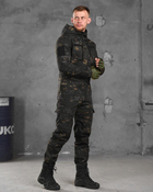 Тактичний літній костюм 3в1 штани+убакс+куртка M чорний мультикам (87107) - зображення 10