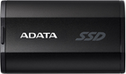 SSD dysk Adata SD810 1TB 2.5" USB Type-C 3D NAND TLC Black (SD810-1000G-CBK) - obraz 1