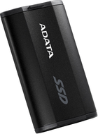 SSD dysk Adata SD810 2TB 2.5" USB Type-C 3D NAND TLC Black (SD810-2000G-CBK) - obraz 2