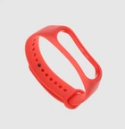 Ремешок Xiaomi Mi Band 4 / 3 силиконовый однотонный браслет Красный 2418P