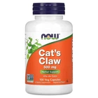Натуральна добавка Now Foods Cat's Claw 500 мг веганські Капсули