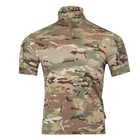 Тактическая рубашка Vik-tailor Убакс с коротким рукавом Мультикам, 52 - изображение 2