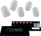 Гель-плівка для нігтів Nooves Laminas Dazzling Diva Premium Glam Glitter Gris 20 шт (8436613950470) - зображення 1