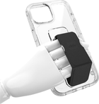 Etui plecki CLCKR Stand and Grip Case 54502 do Apple iPhone 15 Transparent/Black (4251993301452) - obraz 5
