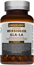 Kwasy tłuszczowe Singularis Superior Evening Primrose GLA-La 60 caps (5903263262695)