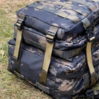 Тактический штурмовой рюкзак объемом 50 литров. Multicam Black - изображение 5