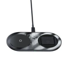 Бездротовий зарядний пристрій Baseus Simple 2in1 For Phone + Pods Pro Wireless Charger с технологією Qi 15W WXJK-CA02) Transparent
