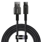 Кабель Baseus Tungsten Gold Fast Charging Data Cable USB to Type-C 100W 20V 5A 2м (CAWJ000101) Black