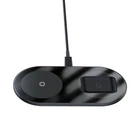 Бездротовий зарядний пристрій Baseus Simple 2in1 For Phone + Pods Pro Wireless Charger с технологією Qi 15W (WXJK-C01) Black