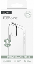 Etui plecki Xqisit Flex Case do Samsung Galaxy A34 5G Clear (4029948606682) - obraz 4