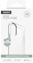 Панель Xqisit Flex Case для Redmi Note 12 4G Transparent (4029948607511) - зображення 4