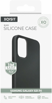 Панель Xqisit Silicone Case для Samsung Galaxy S21 FE Black (4029948220802) - зображення 4