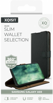 Чохол-книжка Xqisit Slim Wallet Selection для Samsung Galaxy A03 Black (4029948220628) - зображення 7