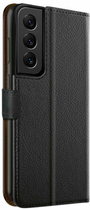 Etui z klapką Xqisit Slim Wallet Selection do Samsung Galaxy S21 FE Black (4029948220437) - obraz 3