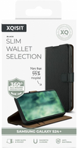 Etui z klapką Xqisit Slim Wallet Selection do Samsung Galaxy S24 Plus Black (4029948106588) - obraz 6