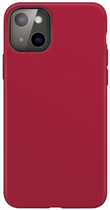 Etui plecki Xqisit Silicone Case do Apple iPhone 13 Red (4029948205922) - obraz 3