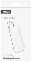 Etui plecki Xqisit Flex Case do Xiaomi Redmi Note 10 5G Clear (4029948204697) - obraz 3