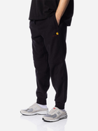 Спортивні штани чоловічі Carhartt WIP American Script I027042-89XX XL Чорні (4064958267140) - зображення 1