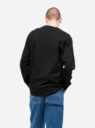 Лонгслів чоловічий Carhartt WIP L/S American Script I029955-89XX M Чорний (4064958172598) - зображення 2