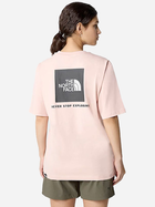 Koszulka damska bawełniana The North Face Relaxed Redbox W NF0A4M5QLK6 S Różowa (196249645673) - obraz 2