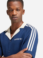 Сорочка бавовняна літня чоловіча Adidas Premium Knitted IU0223 XL Синя (4066757906473) - зображення 3
