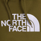 Bluza męska z kapturem z nadrukiem The North Face Drew Peak NF00AHJYPIB XL Oliwkowa (196575388367) - obraz 5