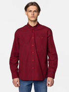 Koszula męska bawełniana Lee Cooper NEW TENBY -LK18 2XL Czerwona (5904347390372) - obraz 1