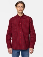 Koszula męska bawełniana Lee Cooper NEW TENBY -LK18 3XL Czerwona (5904347390389) - obraz 1