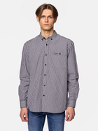 Koszula męska bawełniana Lee Cooper NEW TENBY -LK35 XL Czarna (5904347390310) - obraz 1
