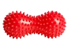 Массажный мяч двойной (арахис) EasyFit Goober EF-1072-R с шипами Красный