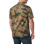 Сорочка тактична 5.11 Tactical Wyatt Print Short Sleeve Shirt Sage Green Canopy Camo XL (71231-1095) - изображение 5