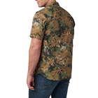 Сорочка тактична 5.11 Tactical Wyatt Print Short Sleeve Shirt Sage Green Canopy Camo M (71231-1095) - изображение 3