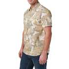 Сорочка тактична 5.11 Tactical Wyatt Print Short Sleeve Shirt Sand Dune Canopy Camo M (71231-1096) - изображение 4