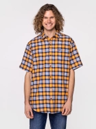 Koszula męska bawełniana Lee Cooper WALTER2-9107 L Pomarańczowa (5904347389789) - obraz 3