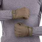 Перчатки тактические с закрытыми пальцами Military Rangers BC-9878 L Оливковый - изображение 4