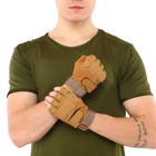 Перчатки тактические с открытыми пальцами BLACKHAWK BC-4380 XL Койот - изображение 5
