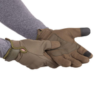 Перчатки тактические с закрытыми пальцами Military Rangers BC-9878 S Оливковый - изображение 3