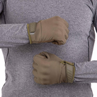 Перчатки тактические с закрытыми пальцами Military Rangers BC-9878 S Оливковый - изображение 4