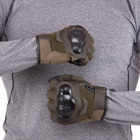 Перчатки тактические с закрытыми пальцами Military Rangers BC-9876 XL Оливковый - изображение 4