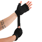 Перчатки тактические с открытыми пальцами BLACKHAWK BC-4380 XL Черный - изображение 4