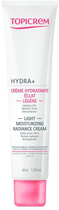 Krem do twarzy Topicrem Hydra+ Light Moisturizing Radiance Cream nawilżający na dzień 40 ml (3700281704334) - obraz 1