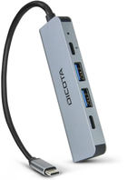 USB-hub Dicota 5w1 2 x USB-Type-A + HDMI + USB-Type-C Silver (7640239421370) - obraz 3