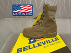 Ботинки тактические, военные берцы Belleville 390 Hot Weather|Coyote, размер 43 - изображение 7