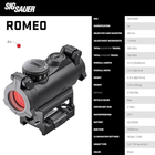 Прицел коллиматорный Sig Sauer Romeo MSR 1x20 Red Dot Sight Черный - изображение 7