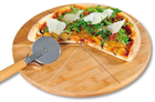 Deska do krojenia Kesper 32 x 32 x 1.5 cm + nóż do pizzy (4000270584626) - obraz 2