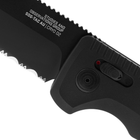 Нож тактический SOG SOG-TAC AU Partially Serrated Чорний - изображение 8