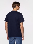 Koszulka męska bawełniana Lee Cooper BRAND1-1010 2XL Niebieska (5904347395766) - obraz 2