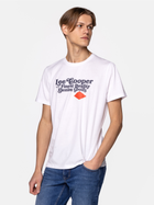 Koszulka męska bawełniana Lee Cooper BRAND7-7010 M Biała (5904347395933) - obraz 3